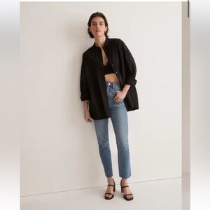 The Petite Perfect Vintage Jean in Earlside Wash: Raw-Hem Edition